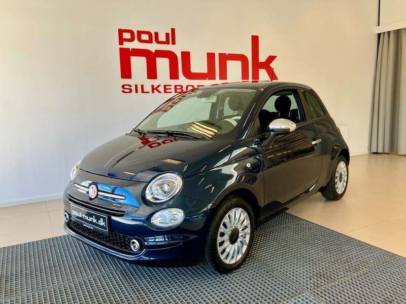 Blåmetal Brugt 2024 Fiat 500 | 149.990 kr. (Fair pris) - Billede 1/4