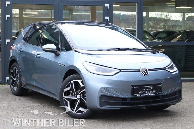 Blåmetal Ny 2024 VW ID.3 Pro Hatchback | 249.900 kr. - Billede 1/4