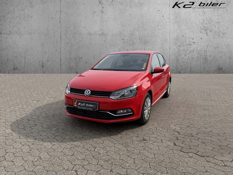 Rød Brugt 2015 VW Polo Highline Hatchback | 99.800 kr. (Fair pris) - Billede 1/4