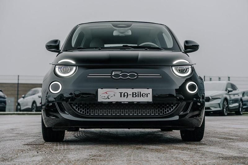 Brugt Fiat 500e La Prima 86 kW (118 HK) 2022 Sortmetal Cabriolet