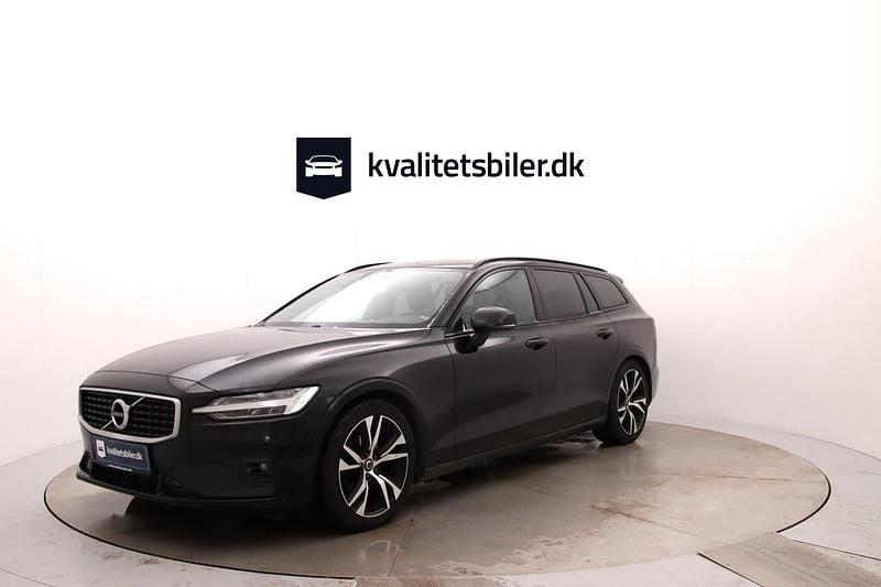 Sort Brugt 2020 Volvo V60 R-Design Stationcar | 199.900 kr. (Super pris) - Billede 1/4