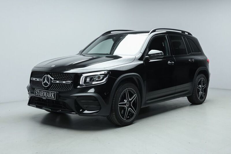 Sort Brugt 2021 Mercedes GLB200 AMG line SUV | 444.900 kr. (Dyr) - Billede 1/4