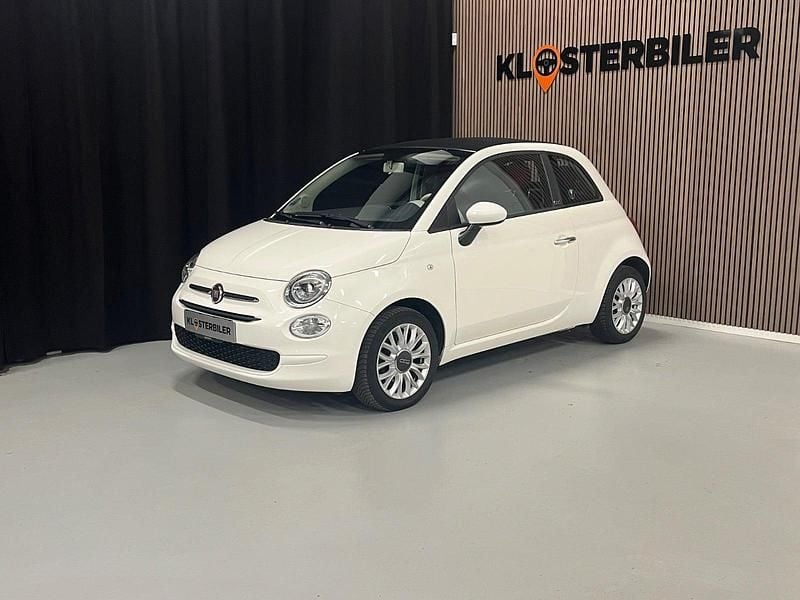 Hvid Brugt 2017 Fiat 500C Lounge Cabriolet | 89.700 kr. (Fair pris) - Billede 1/4