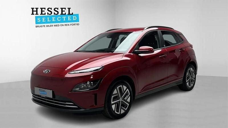 Sunset red Brugt 2022 Hyundai Kona Essential SUV | 129.900 kr. (God pris) - Billede 1/4