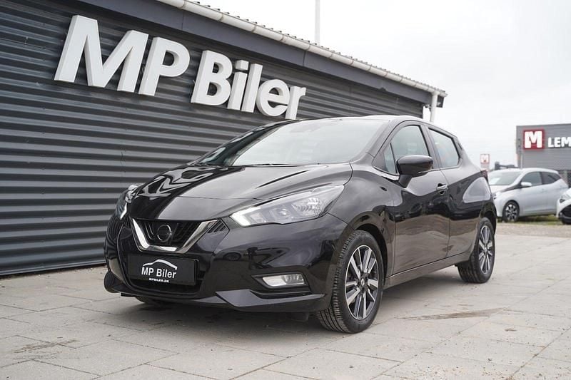 Sortmetal Brugt 2022 Nissan Micra Tekna Hatchback | 119.900 kr. (Fair pris) - Billede 1/4