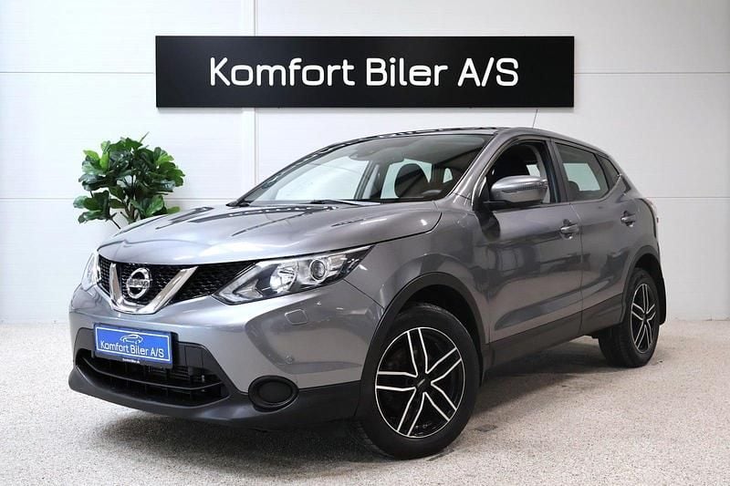 Sølvmetal Brugt 2015 Nissan Qashqai Visia SUV | 89.900 kr. (Fair pris) - Billede 1/4