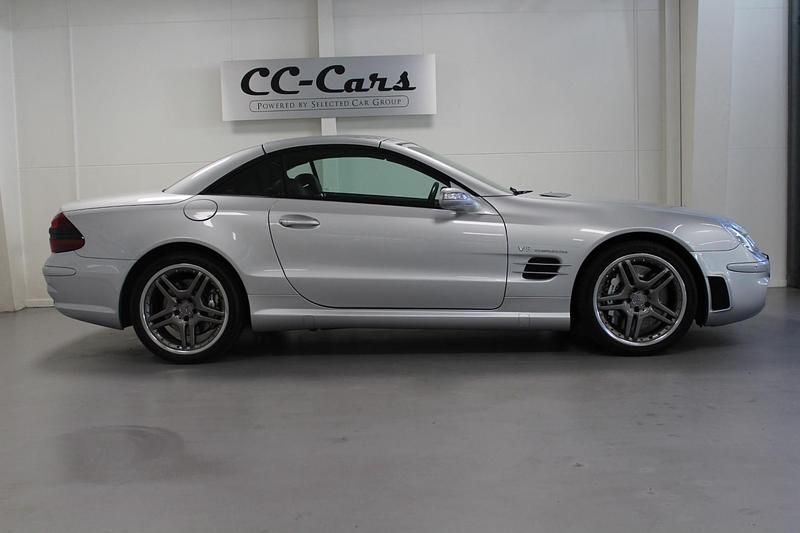 Brugt Mercedes SL55 AMG AMG 517 HK (380 kW) 2005 Sølv