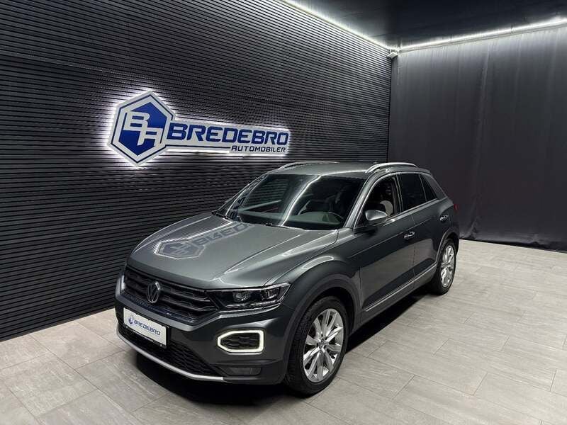 Gråmetal Brugt 2019 VW T-Roc Sport SUV | 189.500 kr. - Billede 1/4