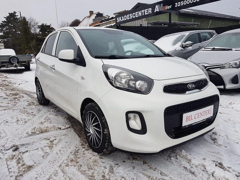 Brugt Kia Picanto 86 HK (63 kW) 2015 Hvid Hatchback