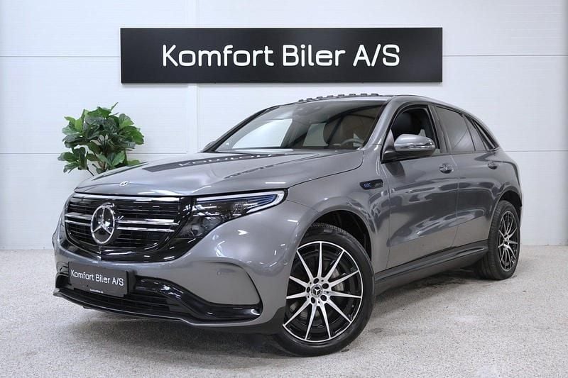 Gråmetal Brugt 2021 Mercedes EQC400 AMG line SUV | 359.900 kr. (Super pris) - Billede 1/4