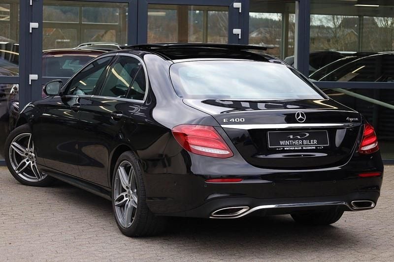Brugt Mercedes E400 AMG line 333 HK (244 kW) 2017 Sortmetal Sedan