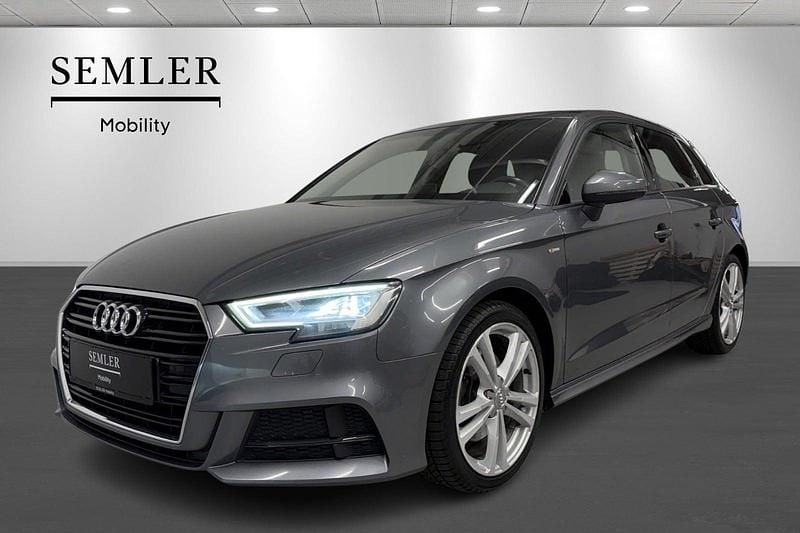Gråmetal Brugt 2019 Audi A3 Sportback Sport Hatchback | 219.900 kr. (Fair pris) - Billede 1/3