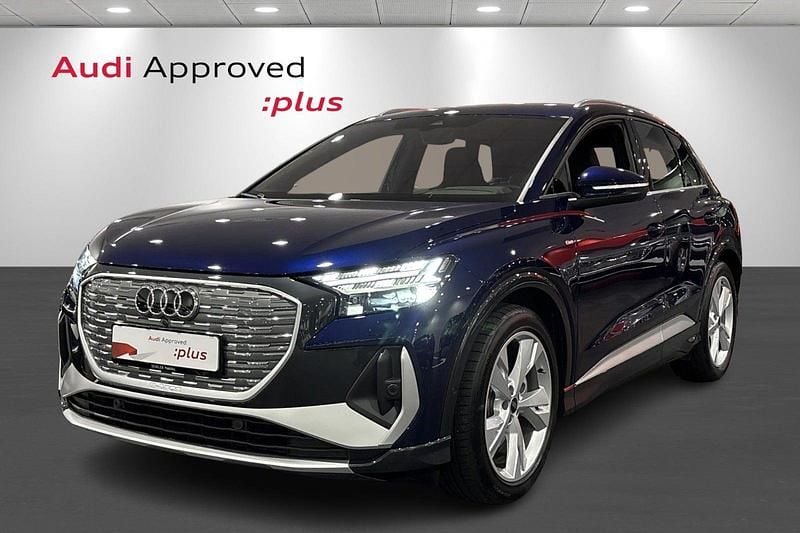 Blåmetal Brugt 2024 Audi Q4 e-tron SUV | 399.900 kr. (Dyr) - Billede 1/4