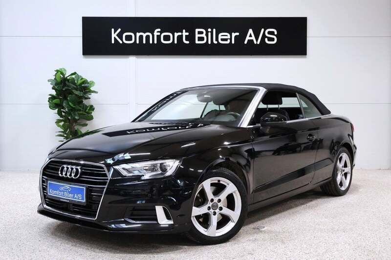 Sortmetal Brugt 2019 Audi A3 Cabriolet Sport Cabriolet | 299.900 kr. - Billede 1/4