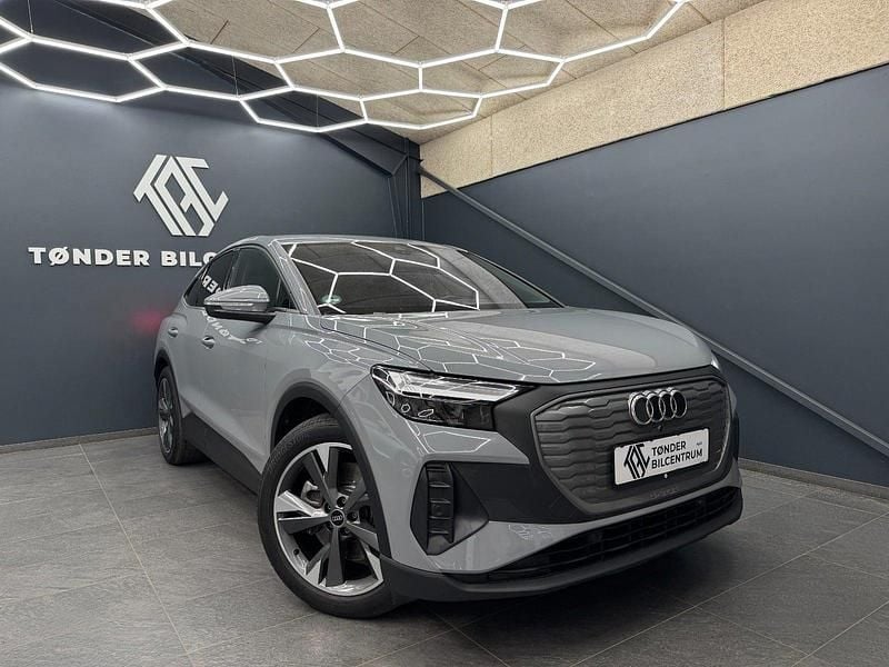 Grå Brugt 2022 Audi Q4 Sportback e-tron Advanced SUV | 284.500 kr. (God pris) - Billede 1/4