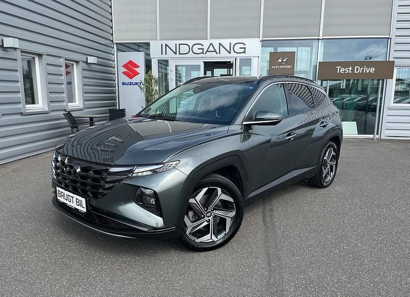 Amazon gray metallic Brugt 2022 Hyundai Tucson Advanced SUV | 299.900 kr. (Dyr) - Billede 1/4