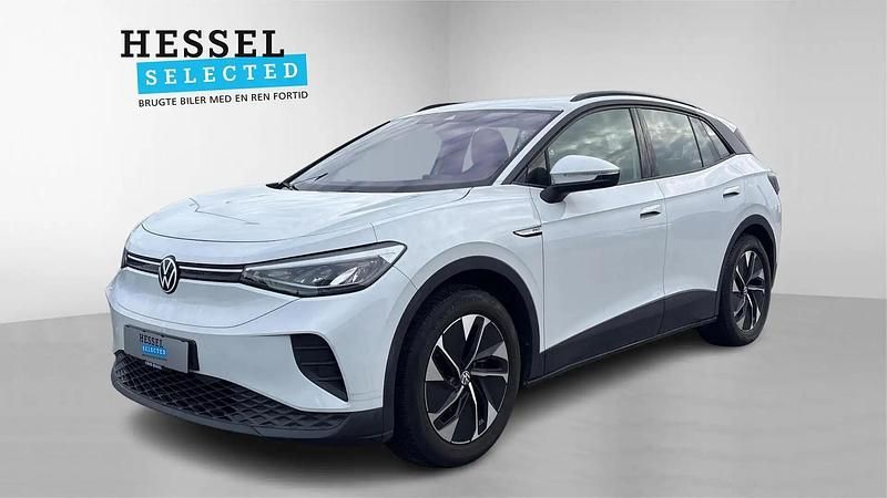 Glacier white metallic Brugt 2022 VW ID.4 Pro Performance SUV | 219.900 kr. (God pris) - Billede 1/4