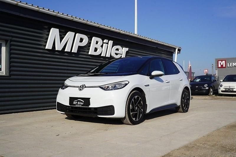 Hvid Brugt 2023 VW ID.3 Pro Performance Hatchback | 209.900 kr. (Fair pris) - Billede 1/4