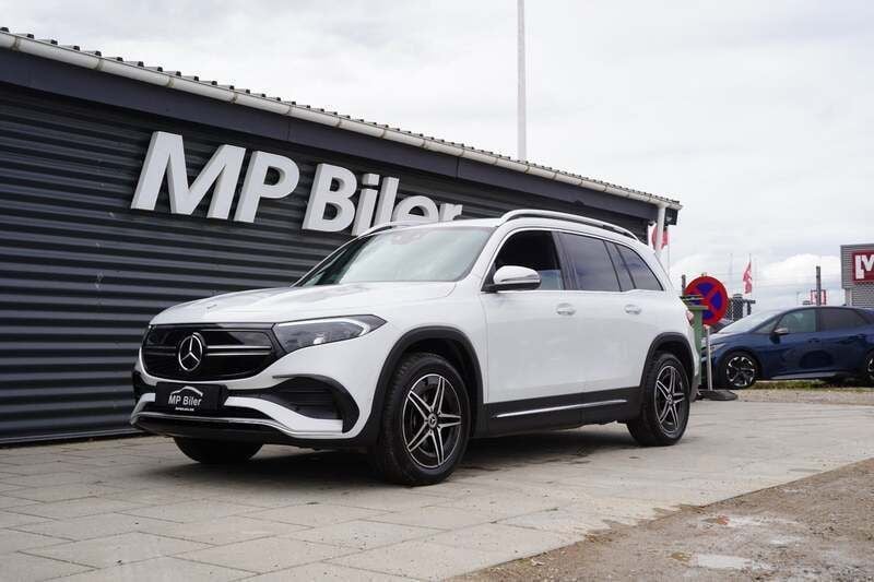 Hvid Brugt 2023 Mercedes EQB250+ AMG line SUV | 339.900 kr. (God pris) - Billede 1/4