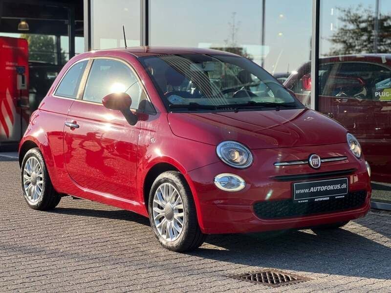 Rød Brugt 2015 Fiat 500 Pop Star | 57.700 kr. (Fair pris) - Billede 1/4
