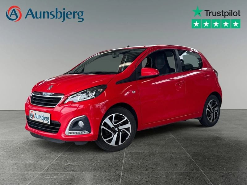 Rød Brugt 2016 Peugeot 108 Allure Hatchback | 59.500 kr. (Fair pris) - Billede 1/4