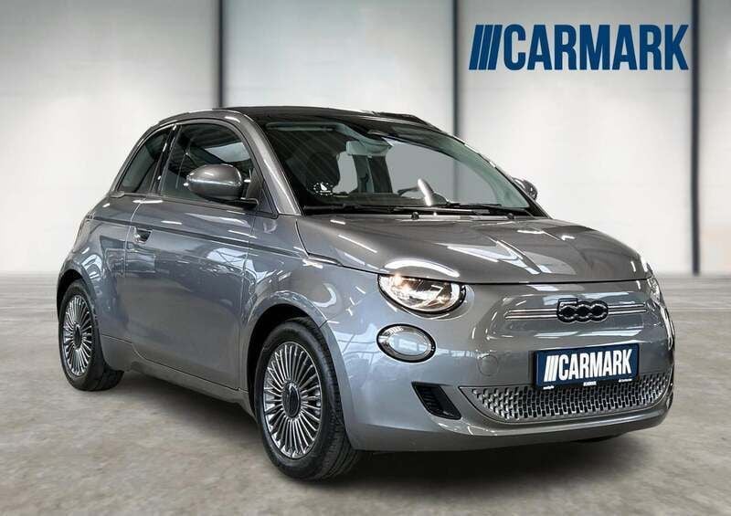 Gråmetal Brugt 2022 Fiat 500e Icon Cabriolet | 124.800 kr. (God pris) - Billede 1/4
