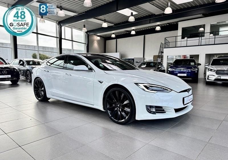 Brugt Tesla Model S Long Range AWD 139 kW (190 HK) 2020 Hvidmetal Hatchback