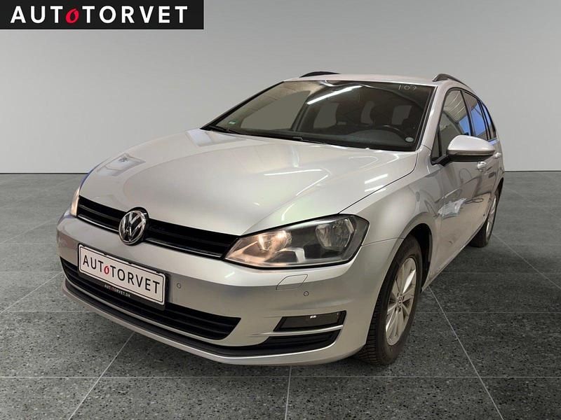 Sølvmetal Brugt 2013 VW Golf VII Comfortline Stationcar | 74.700 kr. (Fair pris) - Billede 1/4