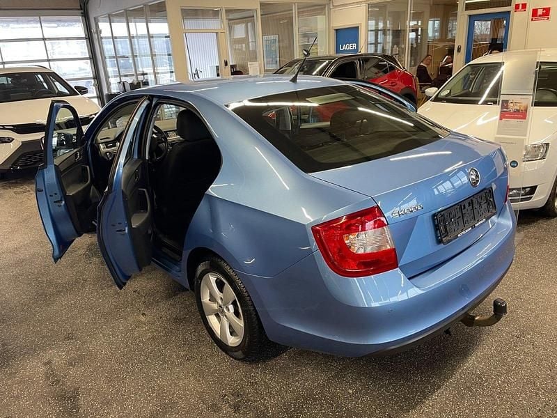 Brugt Skoda Rapid Elegance 105 HK (77 kW) 2014 Blåmetal Hatchback