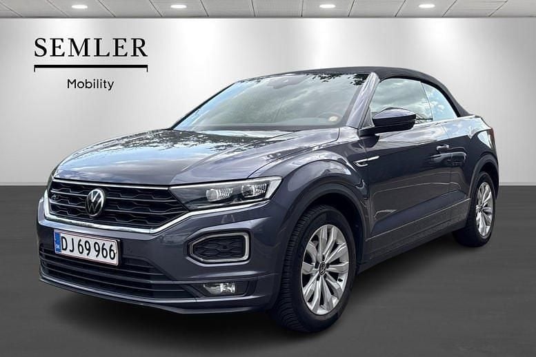 Gråmetal Brugt 2021 VW T-Roc Cabriolet R-line Cabriolet | 319.900 kr. - Billede 1/4