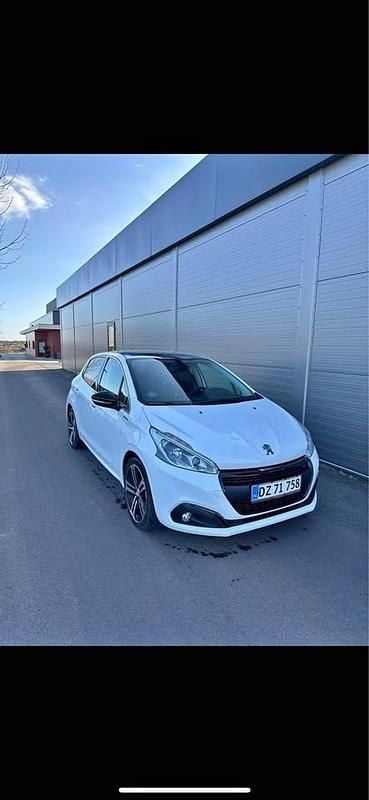 Brugt Peugeot 208 GT-line 99 HK (72 kW) 2017 Hvid Hatchback