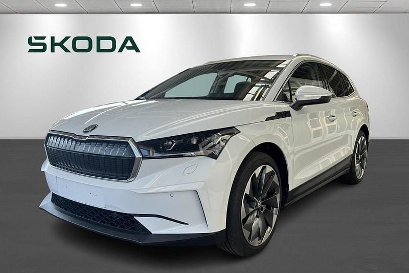 Hvid Brugt 2024 Skoda Enyaq iV SUV | 374.900 kr. (Fair pris) - Billede 1/4