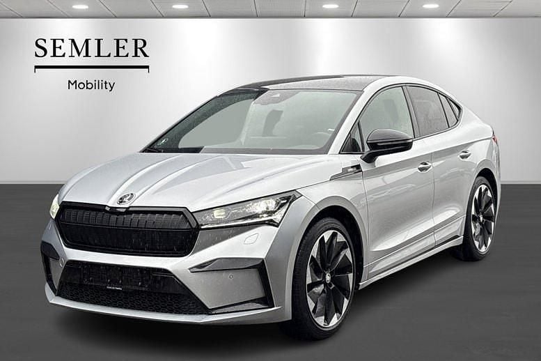 Sølvmetal Brugt 2023 Skoda Enyaq iV SportLine SUV | 274.900 kr. (Dyr) - Billede 1/4