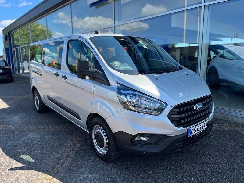 Sølvmetal Brugt 2023 Ford Transit Custom Ambiente Van | 439.900 kr. - Billede 1/4