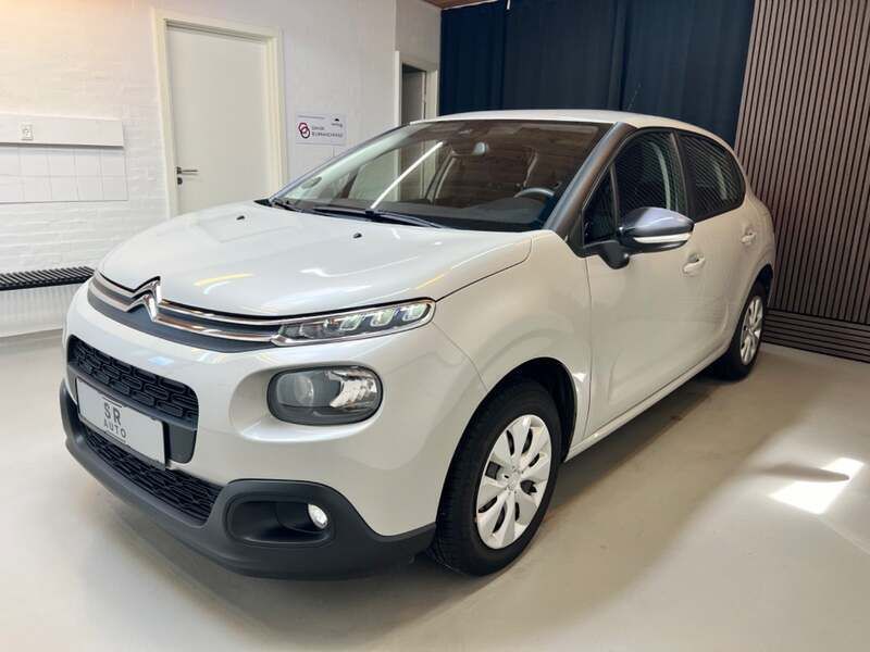 Champagnemetal Brugt 2018 Citroën C3 Platinum Hatchback | 79.800 kr. (Fair pris) - Billede 1/4