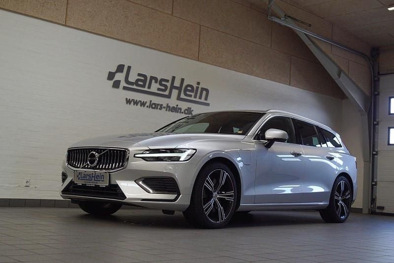 Sølvmetal Brugt 2021 Volvo V60 Inscription Stationcar | 349.800 kr. (God pris) - Billede 1/4