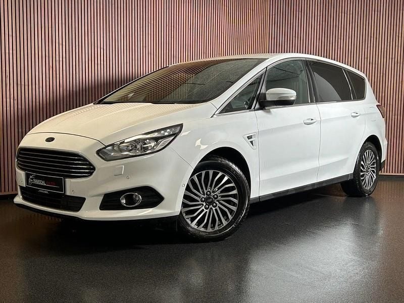 Hvid Brugt 2019 Ford S-MAX Titanium MPV | 199.995 kr. (God pris) - Billede 1/4
