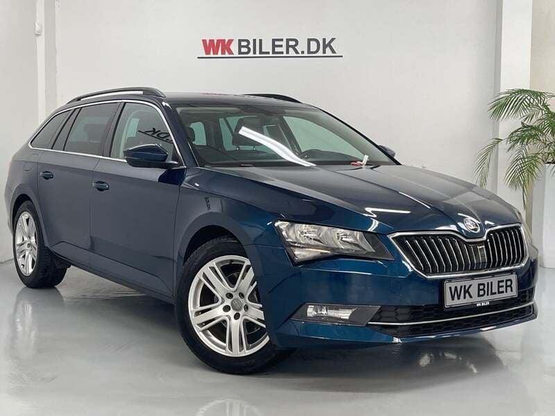 Turkismetal Brugt 2018 Skoda Superb Active Stationcar | 149.800 kr. (Lidt for dyr) - Billede 1/4