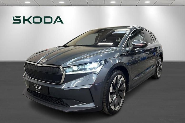 Gråmetal Brugt 2021 Skoda Enyaq iV Lodge SUV | 229.900 kr. (Fair pris) - Billede 1/4
