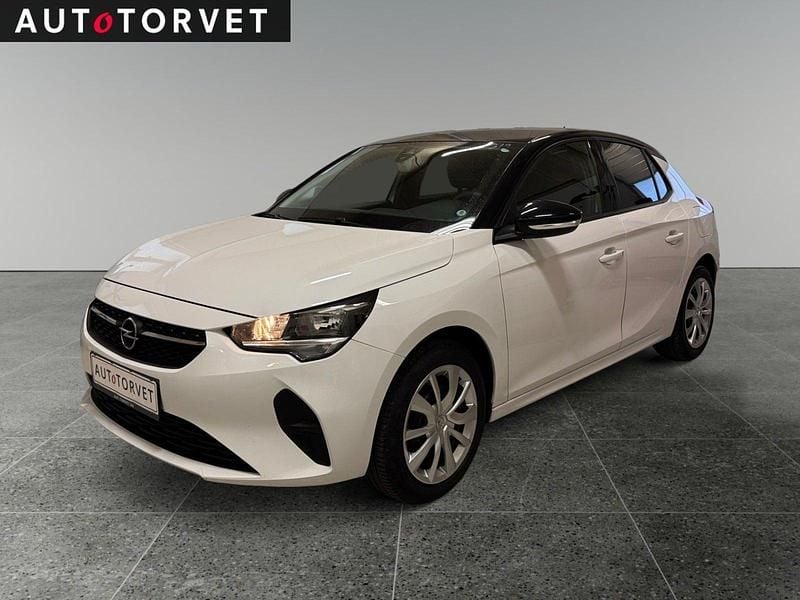 Hvid Brugt 2020 Opel Corsa Hatchback | 79.700 kr. (God pris) - Billede 1/4