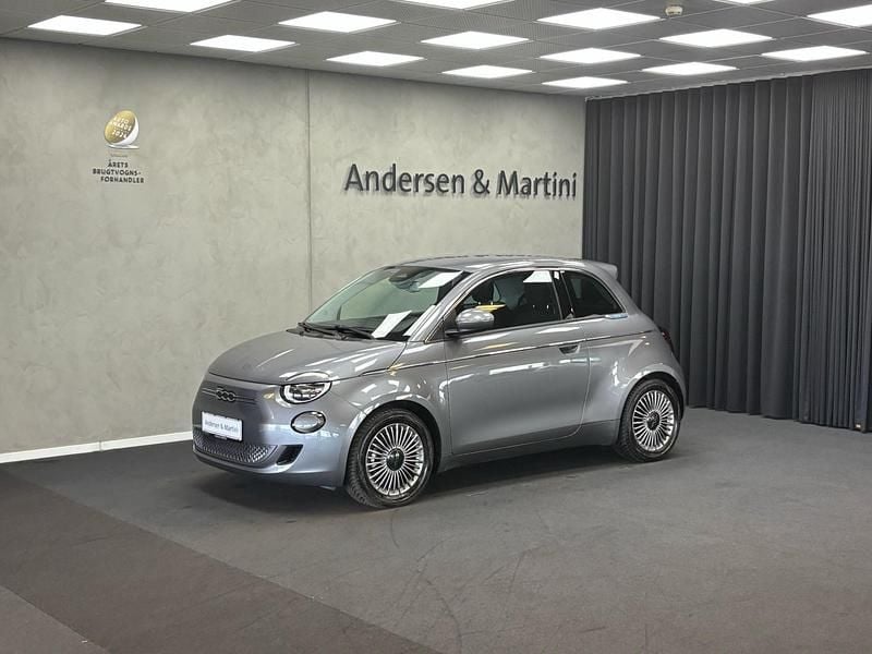Grå Brugt 2023 Fiat 500e Icon Hatchback | 134.700 kr. (Fair pris) - Billede 1/4