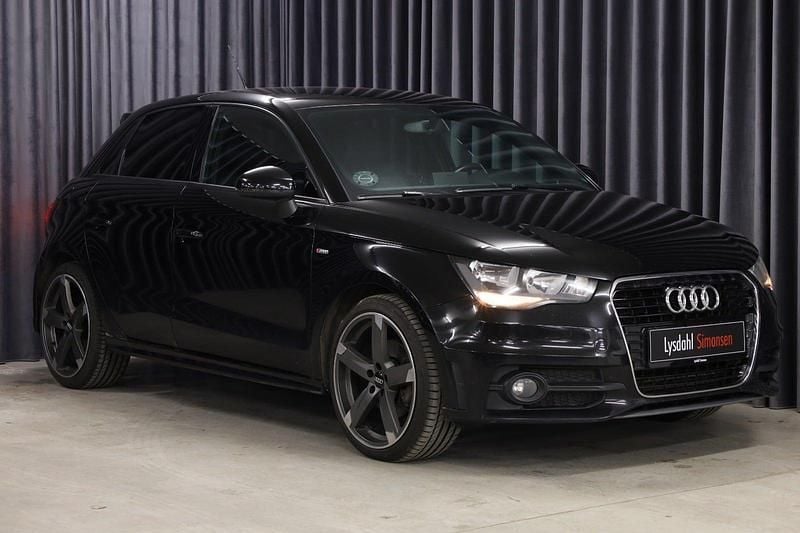 Sortmetal Brugt 2012 Audi A1 Sportback S-Line Hatchback | 94.900 kr. (God pris) - Billede 1/4