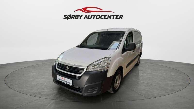 Hvid Brugt 2017 Peugeot Partner MPV | 84.900 kr. - Billede 1/4