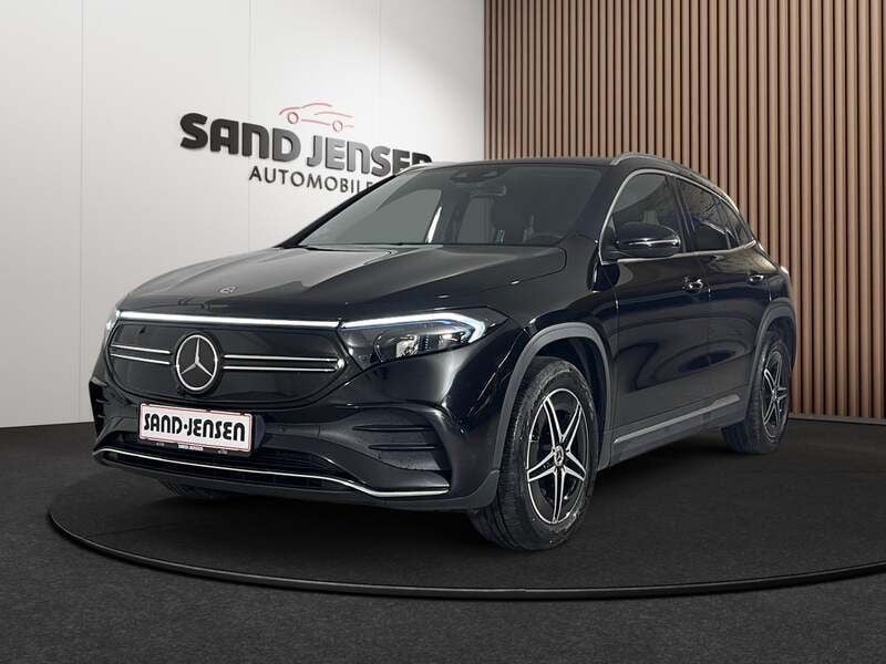 Sortmetal Brugt 2024 Mercedes EQA350 AMG line SUV | 289.900 kr. - Billede 1/4