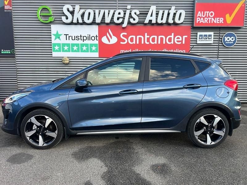 Blåmetal Brugt 2021 Ford Fiesta Active Hatchback | 134.900 kr. (Fair pris) - Billede 1/4