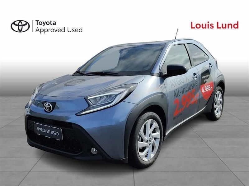 Celestite grey Brugt 2024 Toyota Aygo X Active SUV | 159.900 kr. - Billede 1/2