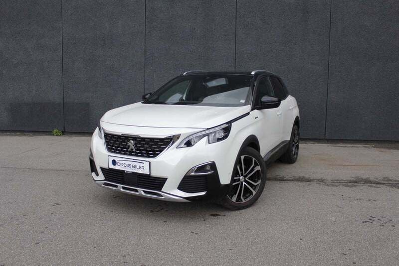 Hvidmetal Brugt 2017 Peugeot 3008 GT-line SUV | 289.800 kr. - Billede 1/3