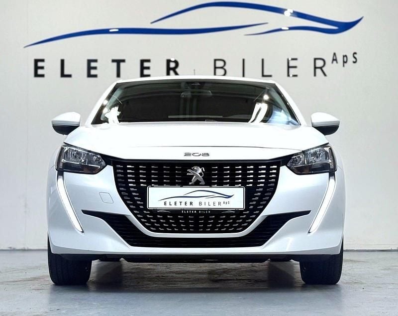 Brugt Peugeot 208 Allure 100 HK (73 kW) 2020 Hvid Hatchback