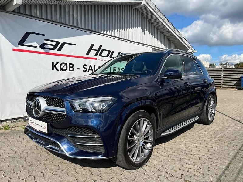 Blåmetal Brugt 2022 Mercedes GLE350e AMG line SUV | 769.900 kr. (Dyr) - Billede 1/4