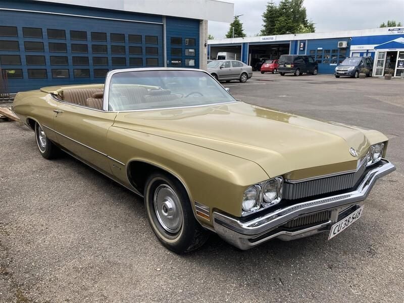 Brugt Buick Centurion 225 HK (165 kW) 1972 Golden Cabriolet